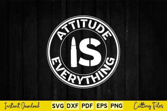 Attitude is Everything Veteran Svg Graphics and Crafts Review