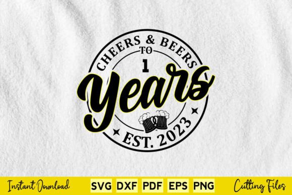 Cheers Beers to 1 Year Birthday Gift Graphics and Crafts Review