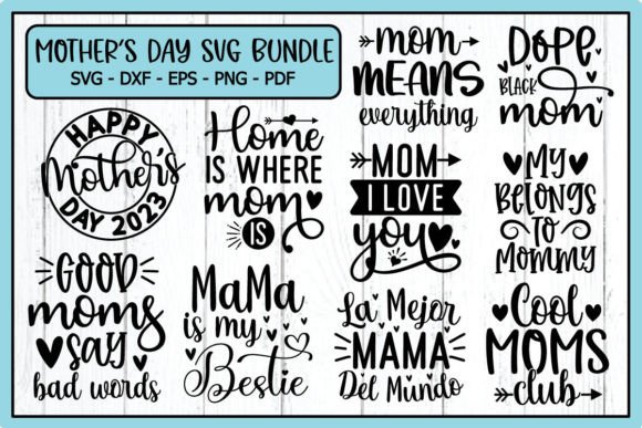 Funny Mom SVG Bundle, Mom Life Svg Files