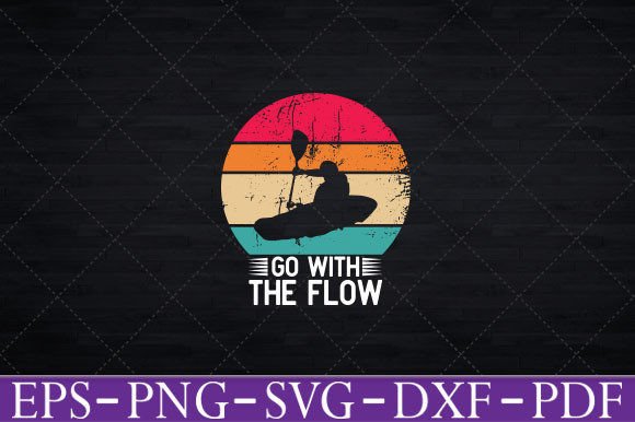 Kayaking Retro Vintage Sunset River Svg Graphics and Crafts Review
