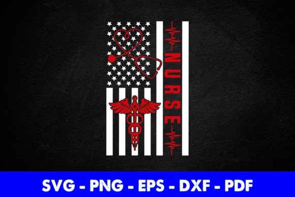 Nurse Patriotic American USA Flag Graphics and Crafts Review