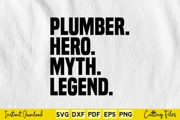 Plumber Hero Myth Legend Funny Plumbing Graphics and Crafts Review