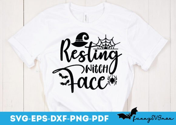 Resting Witch Face Svg, Halloween Svg Graphics and Crafts Review