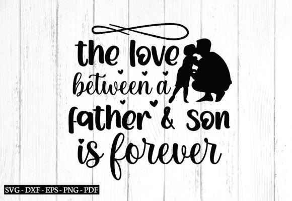 The Love Between a Father Son is Forever Embroidery Review